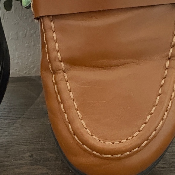Torrid Brown Leather Loafers - Picture 7 of 10